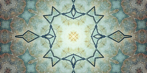 Seamless art pattern. Art flower. Texture artistic pattern