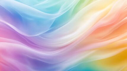 Obraz premium Rainbow Pastel Fabric Texture Background