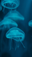 jelly fish in the aquarium