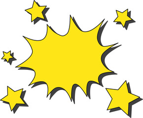 Splash isolated on white background