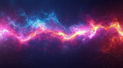 Electric lighting effect, techno background.