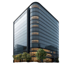 Modern office building architectural design commercial image