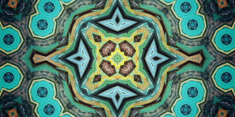 Seamless art pattern. Art flower. Texture artistic pattern