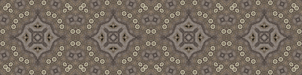 Seamless abstract ribbon pattern. Art ribbon. Symmetrical texture pattern