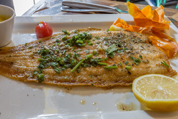 Sole poêlée 