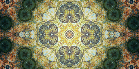 Seamless art pattern. Art flower. Texture artistic pattern