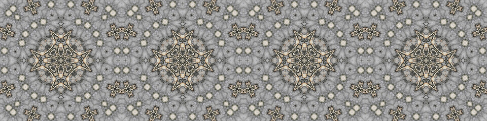 Seamless abstract ribbon pattern. Art ribbon. Symmetrical texture pattern