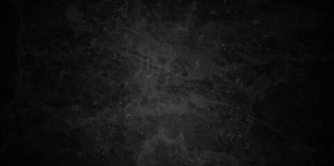 Naklejka premium Abstract Dark black concreate wall retro old slate grunge backdrop background or texture. black concrete wall High Resolution on charcoal color vintage Cement and Concrete texture. 
