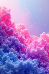 Fototapeta premium Fluid pastel pink, purple, blue blend; abstract noise backdrop , gradient, effect, subtle