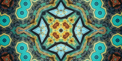 Seamless art pattern. Art flower. Texture artistic pattern