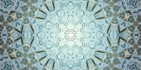 Seamless art pattern. Art flower. Texture artistic pattern