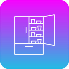 Smart Refrigerator Icon