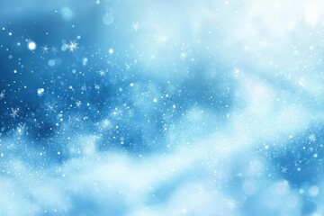 Fototapeta premium See Magic Winter With Bright Light and Snowflake Season Dreamscape