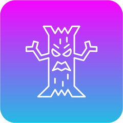 Scary Tree Icon