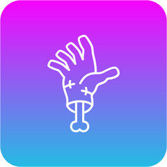 Obraz premium Scary Hand Icon