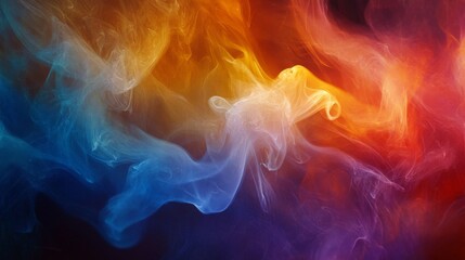 Abstract Colorful Swirls and Fluid Texture Background