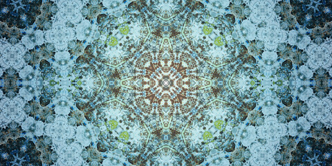 Seamless art pattern. Art flower. Texture artistic pattern