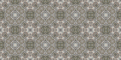 Seamless abstract pattern banner. Art texture. Symmetrical kaleidoscope