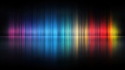 Abstract Rainbow Spectrum Reflection