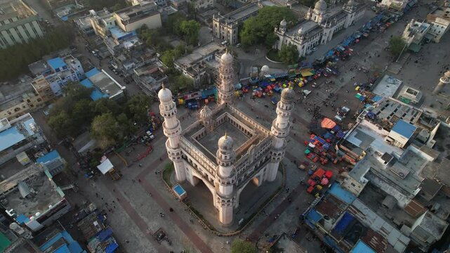 Aerial view of Charminar
