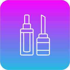 Obraz premium Lipgloss Icon