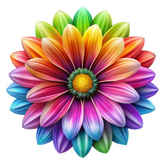 pink and yellow daisy