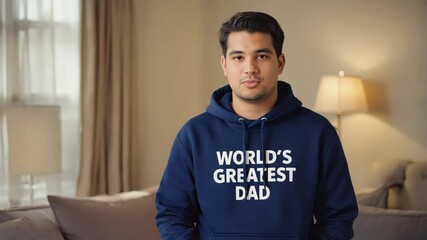 Fathers Day Hoodie for the Worlds Greatest Dad