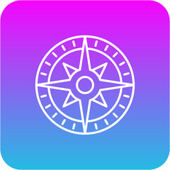 Fototapeta premium Compass Icon