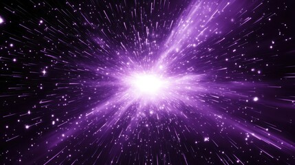 Fototapeta premium Cosmic explosion, radiant energy