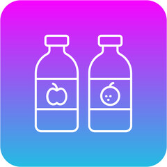Juice bottles Icon