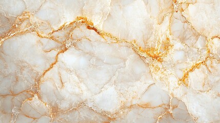 A light-colored marble texture pattern with a beige background and orange-gold flowing veins
