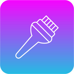 Hair dye brush Icon
