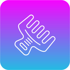 Fototapeta premium Hair clip Icon