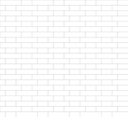 Flemish Bond Pattern Vector. Seamless white background pattern