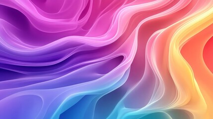 Obraz premium Abstract Colorful Waves Background Design