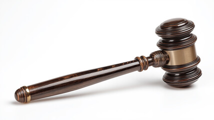 Gavel Isolated On White Background
