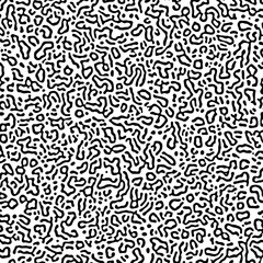 Vector Generative algorithm psychedelic background. Reaction diffusion or turing pattern formation. Organic lines in memphis. Unique texture of homogeneous, uniform state in biological organisms.