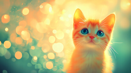 Create a warm, inviting chat window background with cheerful orange and light blue tones. Perfect for messaging apps, social media, or websites. Friendly, vibrant, and stylish