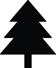 Fototapeta premium Evergreen and Tropical Trees Collection douglas fir tree, yew tree, juniper, larch, hemlock, banana, papaya, mango, cypress, coconut-palm