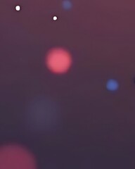 Abstract Night Lights Bokeh Background