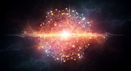 Cosmic Energy Burst: A Network of Interconnected Nodes