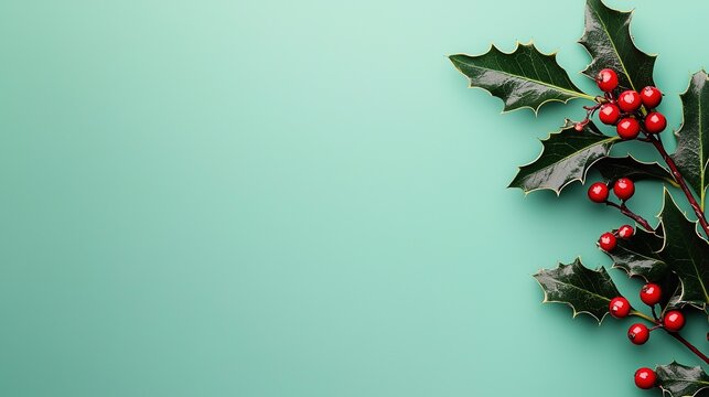 Christmas holly chaos festive decorations indoor environment high-quality imagery vibrant colors