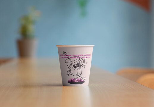 Takeaway Coffee Cup Mockup