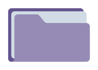 Folder icon vector illustration. Files and documents