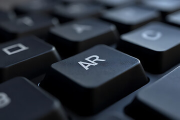 Exploring augmented reality applications in technology digital media modern environment close-up