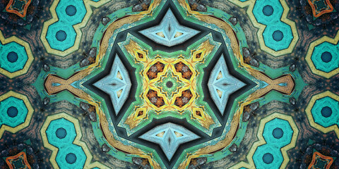 Seamless art pattern. Art flower. Texture artistic pattern