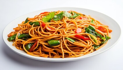 Hearty, flavorful pasta dish with vegetables