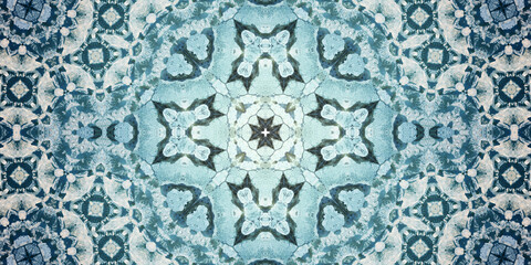 Seamless art pattern. Art flower. Texture artistic pattern