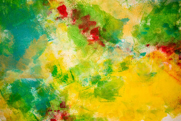 カラフルな絵具で塗った背景