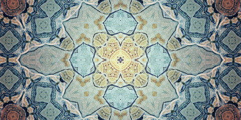 Seamless art pattern. Art flower. Texture artistic pattern